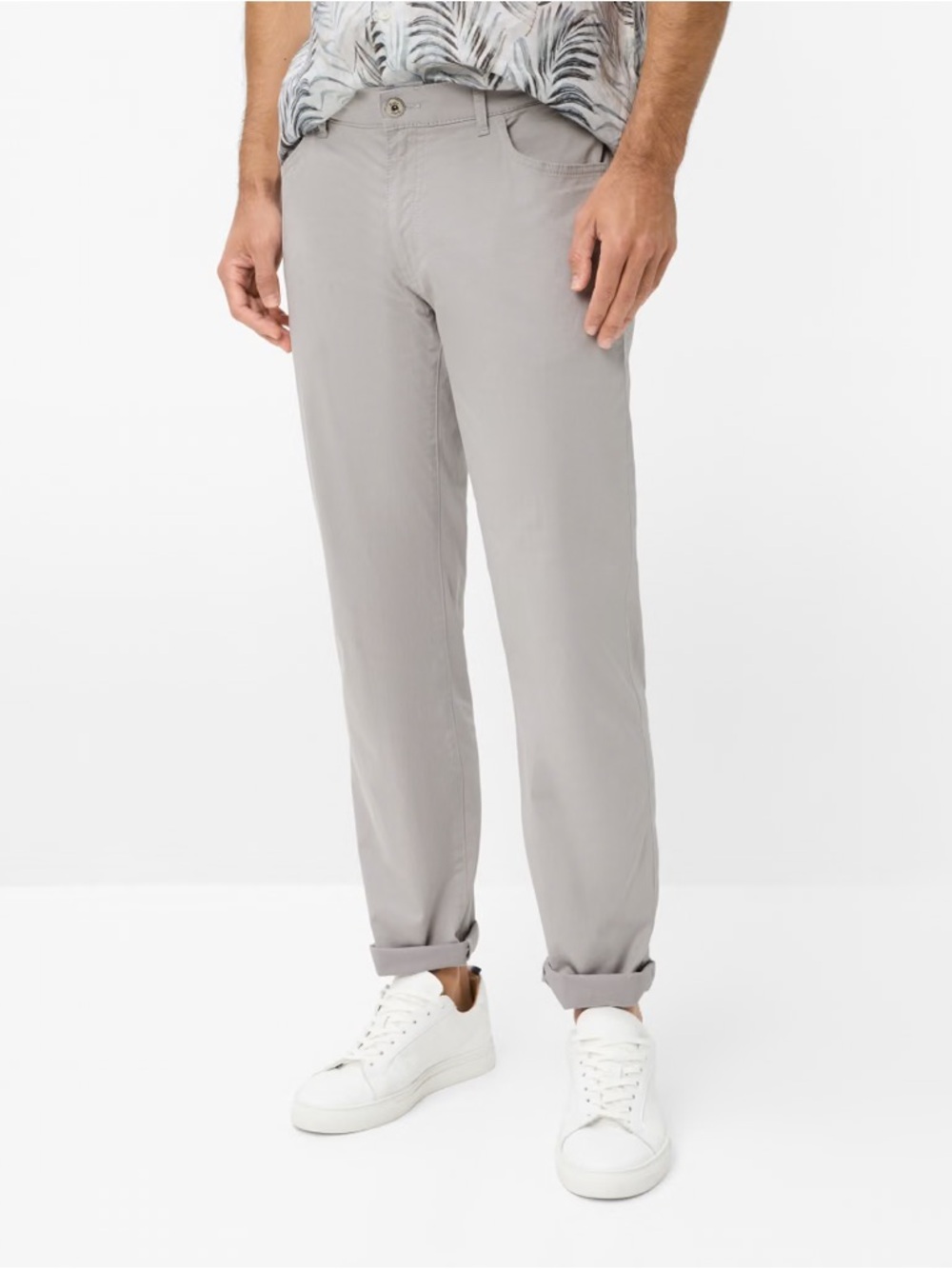 Brax Cadiz Style Ultralight 5-Pocket Light Grey, Straight Fit, Men’s Sz 38 x 34